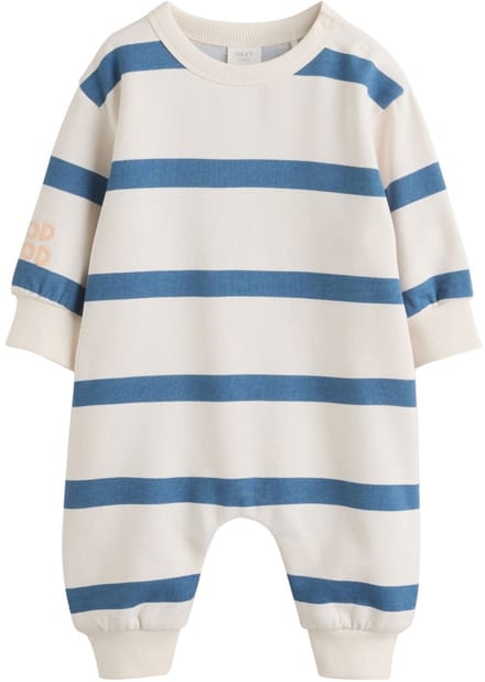 Next - Jongens - Babyrompertje van sweatshirtstof - Blauw