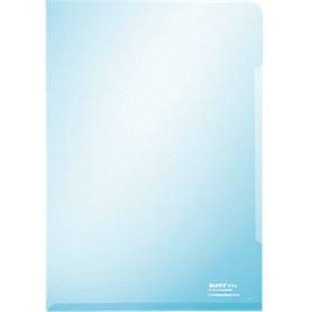 LEITZ® zichtmap Premium 4153, A4, glad, 100 stuks, blauw