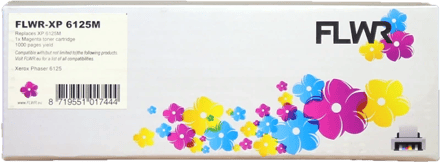 FLWR - Toner / Phaser 6125 / Magenta - Geschikt voor Xerox