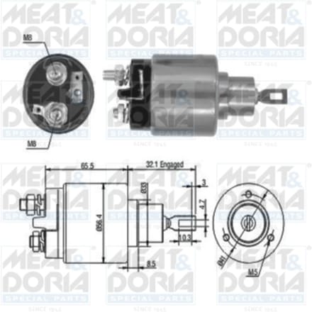 Magneetschakelaar, starter MEAT & DORIA 46030