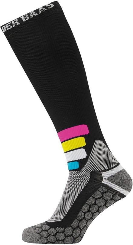 Poederbaas Skisokken Compressie Technical Pro Merino Zwart-35/38