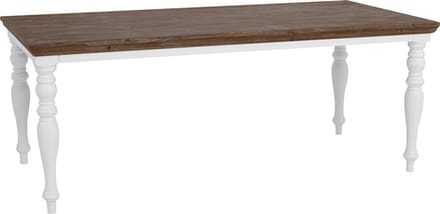 Tower Living - Fleur eettafel - 200 cm sierpoot - wit