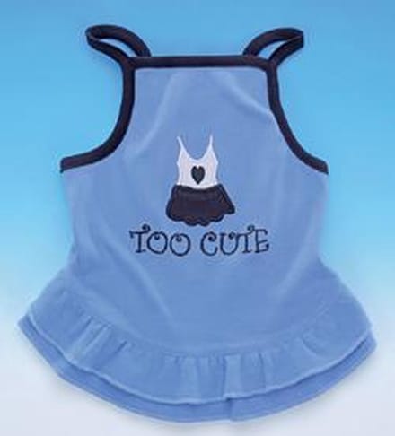 Nobby - Hondenjurk Too Cute - Blauw - 20 cm