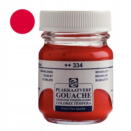 Talens Gouache Verf 334 Scarlet Rood 50 ml