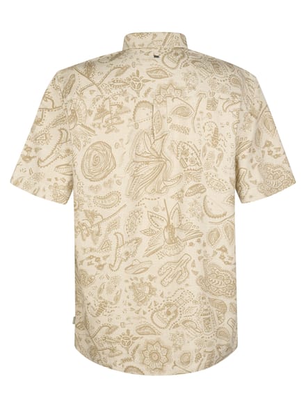 Petrol Industries - Heren All-over print overhemd Renegade - Wit - Maat S