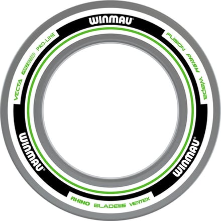 Winmau Advance White Green Dart Surround