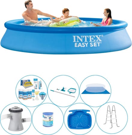 Easy Set Rond 305x61 cm - 8-delig - Zwembad Bundel
