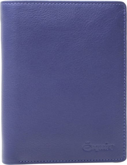 Esquire Leren Portemonnee Peru Wallet Night Blue Blauw