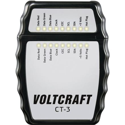 VOLTCRAFT CT-3 CT-3 Kabeltester Geschikt voor: HDMI-kabel type A,
