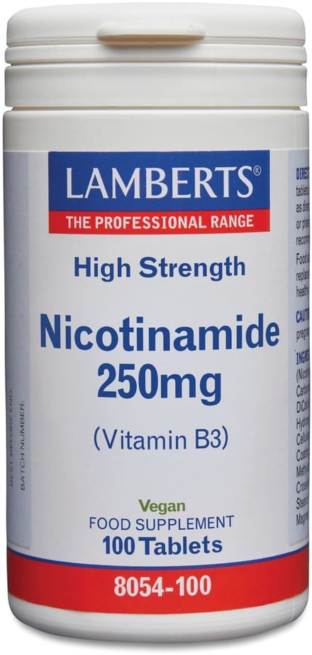 Lamberts - Nicotinamide - Vitamine B3 - 250 mg - 100 tabletten