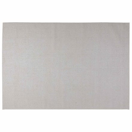 vidaXL - Binnen - kleed - LUGO - Crèmekleurig - 200 - x - 140 - cm - Polyester