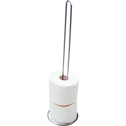 WENKO Reserverolhouder Exclusief verchroomd staal 14x56cm - WC rol houder - Toiletrolhouder - WC rolhouder - Toiletpapierhouder