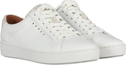 Michael Kors Irving Lace Up Dames Sneakers - Wit/Beige - Maat 40