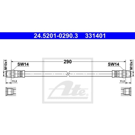 Remleiding ATE 24.5201-0290.3