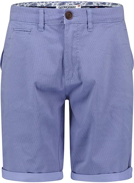 Geographical Norway Chino Bermuda Met Stretch Pacome Blue - M