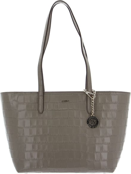 DKNY Leren Shopper Schoudertas Bryant Tote Toffee Bruine