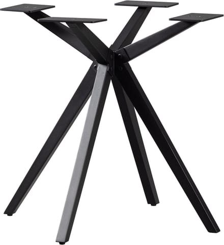 WOOOD Holland Kruispoot - Metaal - Zwart - 72x80x80