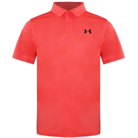 Under Armour Korte Mouw Kraag Rood Kids Performance Poloshirt 1364425 690