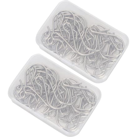 60 Stuks S-vormige Haken Multifunctionele Metalen Hangers voor Decoraties Slaapkamer Gordijn