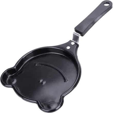 Omeletpan Mini - Ontbijt Pan - Snel Ontbijten - Gelijkmatige Hitte - Niet Gespecificeerd - Zwart