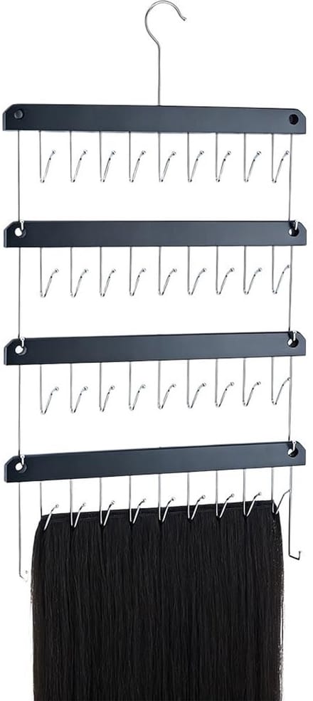 Dailygoods- Haarverlenging Houder Stapelbaar Ontwerp - 4 Stuks