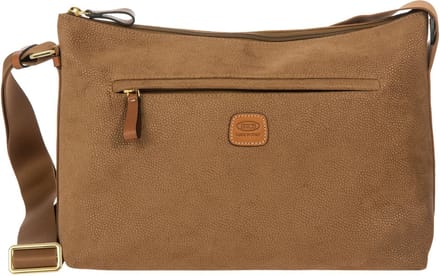 BRIC'S Schoudertas Life Shoulderbag Marta Camel Bruine