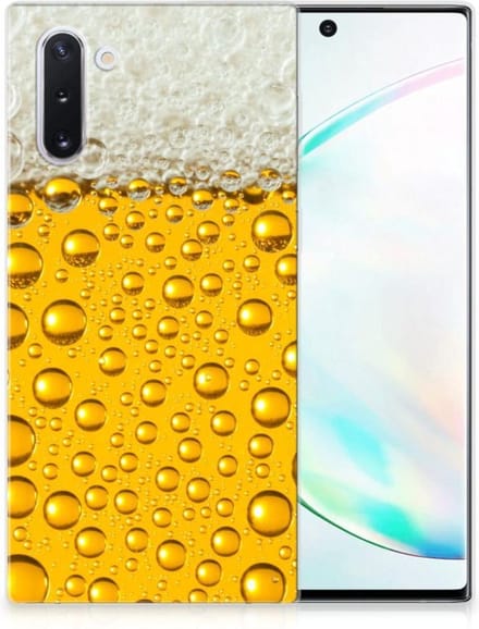 Samsung Galaxy Note 10 Siliconen Case Bier