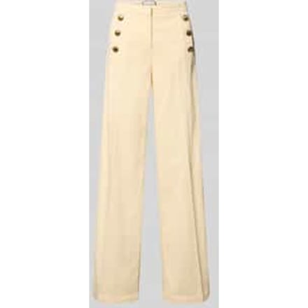 Wide leg broek met persplooien model 'Bridget'