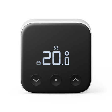 tado° Slimme Thermostaat X - Smart Thermostaat - werkt met Google Home, Alexa & Apple Homekit - Bedrade variant - Zwart/Wit