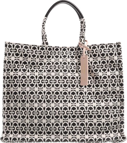 COCCINELLE Handtas Schoudertas Never Without Bag Jacquar Handbag Multi Noir / Noir Zwart