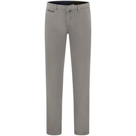 Com4 Broek Modern Chino Uni Cotton Steengrijs / male