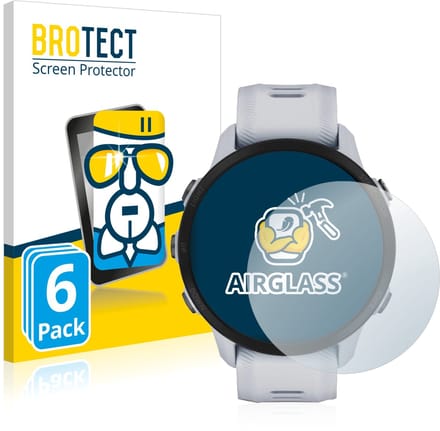 Screenprotector 6 Stuks voor Garmin Forerunner 955 Solar / 955 Beschermglas transparant