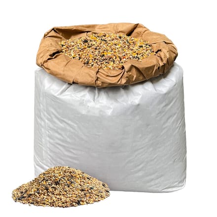 Lutopets Strooivoer - 20 kg - Buitenvogelvoer voor Tuinvogels - Mix van Granen en Zaden - Voor Alle Seizoenen