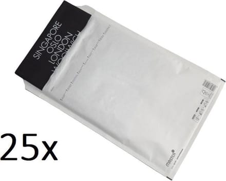 Master'in Bubbel Enveloppen (A4+)  - Luchtkussen Enveloppen  230x340mm (17/G) - 25 stuks