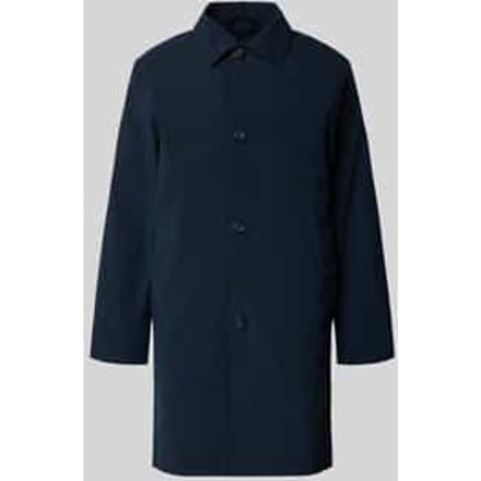 Regular fit lange functionele jas met los te knopen gilet, model 'SILAS'