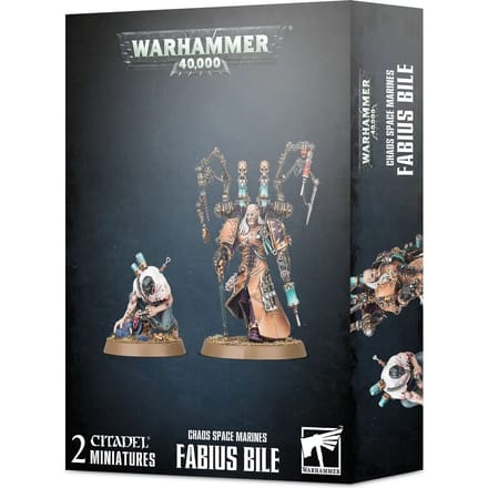 Beeldje Games Workshop Warhammer 40k - Space Marine du Chaos Fabius Bile