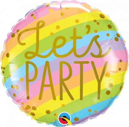 Folieballon - Let's party