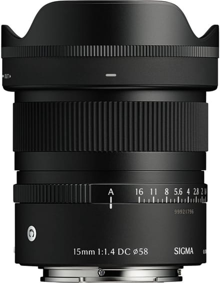 SIGMA Objectief 15mm f/1.4 DC Contemporary compatible avec Canon RF-S