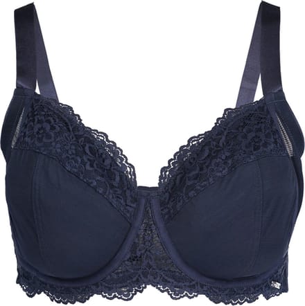 Sapph Ronja Non Padded Wire Bra Dames Beha - Black Iris - Maat 80D