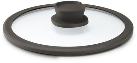 Glazen deksel Stone+ 24cm - Grijs -