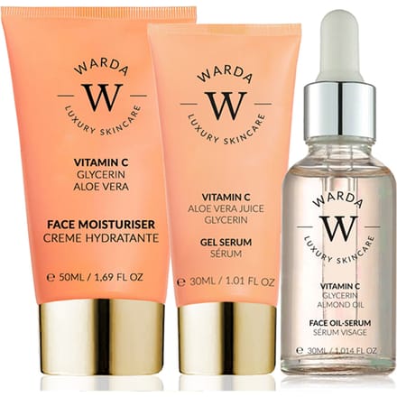 Skin Glow Boost Vitamine C Moisturizer 50m + Vitamine C Glow Boost Olie-Serum 30ml + Skin Glow Boost Vitamine C Gel Serum 30ml