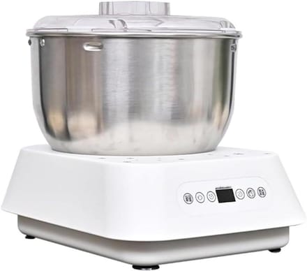 Deegmaker - Kneedmachine - Thuis bakken - Met fermentatie - 7 liter - Zilver