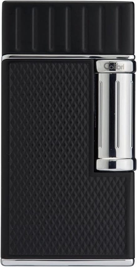 Colibri vuursteen aansteker twin-flame zwart-chroom