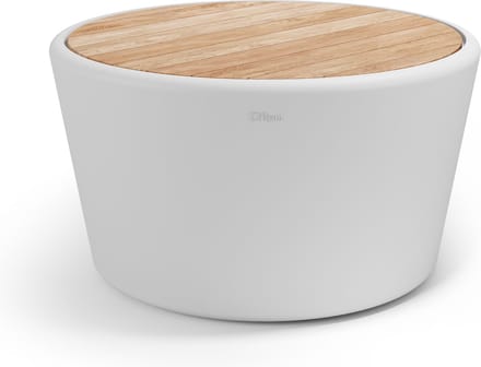 Otium meubel dubbelwandig Basso met hout wit