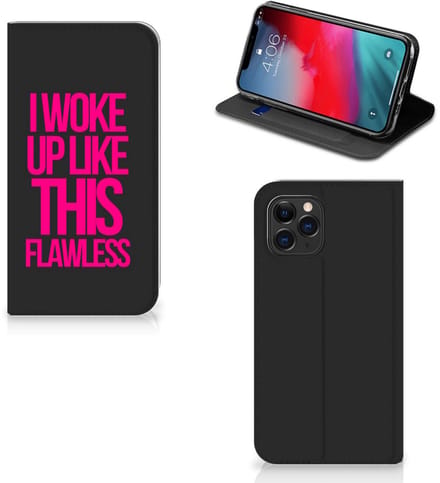 Apple iPhone 11 Pro Hoesje met tekst Woke Up - Origineel Cadeau Zelf Maken