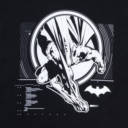 Batman Action Unisex Long Sleeve T-Shirt - Black - S