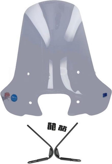 Windscherm hoog + bevestigingsset (made in eu) Liberty 4T 2016 Liberty smoke
