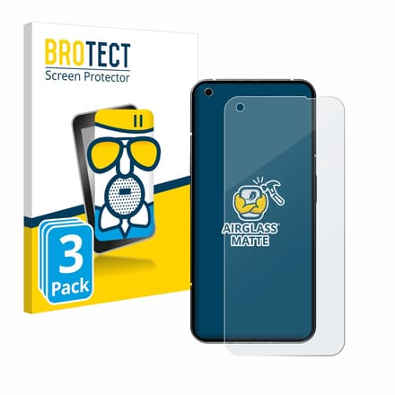 BROTECT - Screenprotector voor Nothing Phone (1) - Folie Beschermfolie Beschermglas matte 3 Stuks