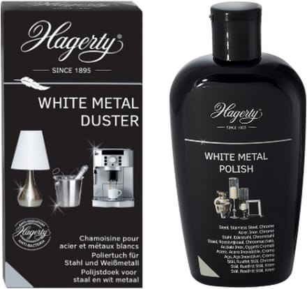 Hagerty White Metal Duster en White Metal Polish (Combi Pack)