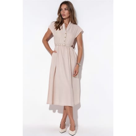 Textured Gelaagde Maxi Jurk